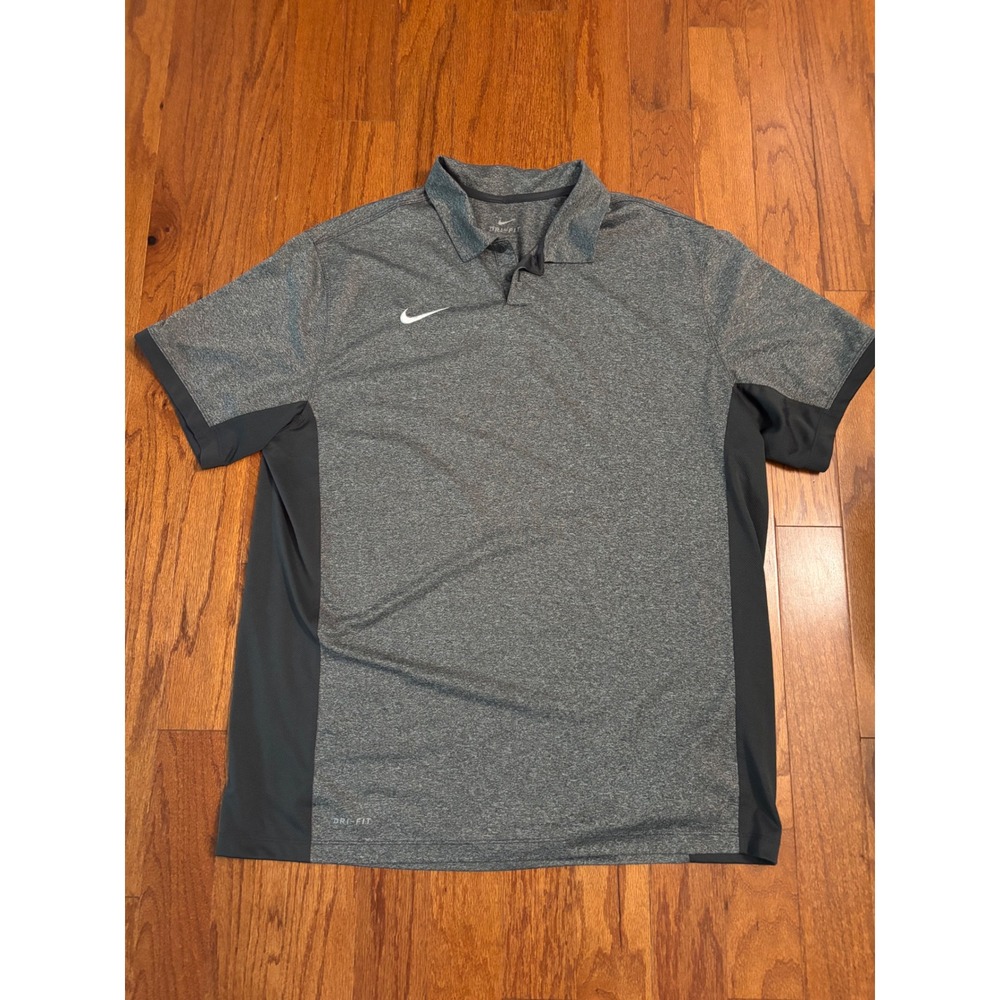 Nike Dry-Fit Gray Polo Size XL